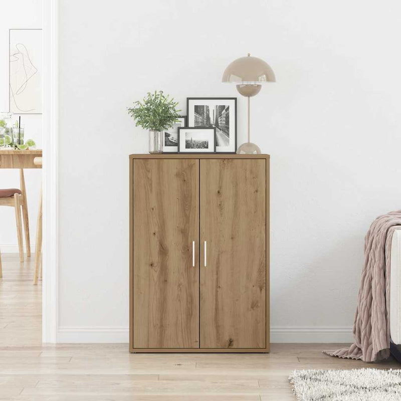 vidaXL Büfé iparművész tölgy 60x31x84 cm Szerelt fa
