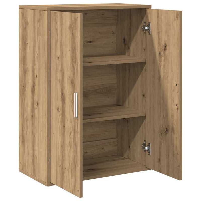 vidaXL Büfé iparművész tölgy 60x31x84 cm Szerelt fa