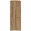 vidaXL Széf kézműves tölgy 60 x 31 x 84 cm Faanyag