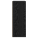vidaXL Széf fiókkal Musta tammi 60 x 31 x 84 cm Faanyag