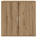 vidaXL Széf Artisan tölgy 79 x 38 x 80 cm Szerelt Fa
