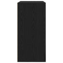 vidaXL Széf Musta tammi 79 x 38 x 80 cm Faanyag