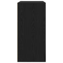 vidaXL Széf Fekete tölgy 79 x 38 x 80 cm Szerelt Fa
