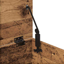 vidaXL Tároló Doboz tárolóval Régi fa 60 x 42 x 46 cm Faanyag