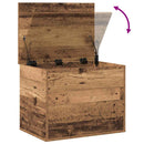 vidaXL Tároló Doboz tárolóval Régi fa 60 x 42 x 46 cm Faanyag