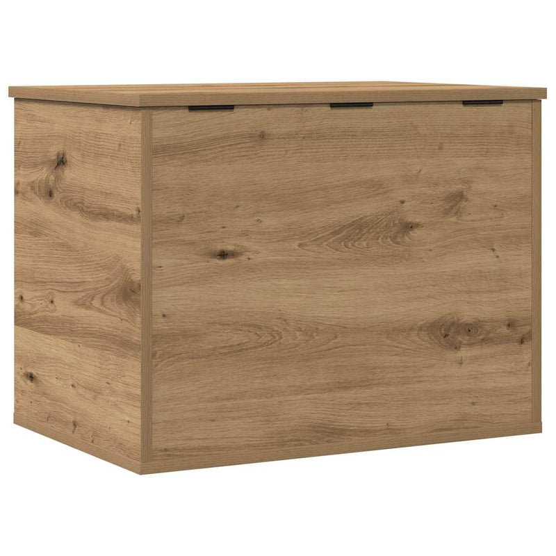 vidaXL Tároló Doboz tárolóval kézműves tölgy 60 x 42 x 46 cm Faanyag