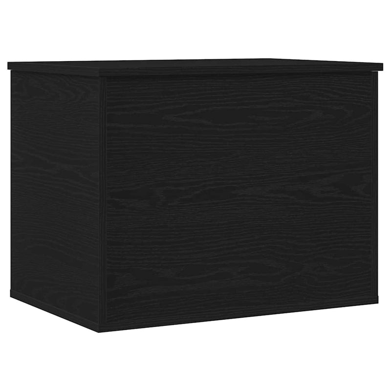 vidaXL Tároló Doboz tárolóval Musta tammi 60 x 42 x 46 cm Faanyag