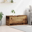 vidaXL Tároló Doboz tárolóval Régi fa 100 x 42 x 46 cm Faanyag