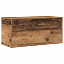 vidaXL Tároló Doboz tárolóval Régi fa 100 x 42 x 46 cm Faanyag