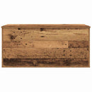 vidaXL Tároló Doboz tárolóval Régi fa 100 x 42 x 46 cm Faanyag