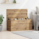 vidaXL Tároló Doboz tárolóval kézműves tölgy 100 x 42 x 46 cm Faanyag