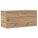 vidaXL Tároló Doboz tárolóval kézműves tölgy 100 x 42 x 46 cm Faanyag