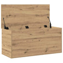 vidaXL Tároló Doboz tárolóval kézműves tölgy 100 x 42 x 46 cm Faanyag