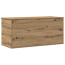 vidaXL Tároló Doboz tárolóval kézműves tölgy 100 x 42 x 46 cm Faanyag