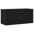 vidaXL Tároló Doboz tárolóval Musta tammi 100 x 42 x 46 cm Faanyag