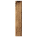 vidaXL Kiállító szekrény polcokkal Öreg fa 100 x 8,5 x 50 cm Faanyag