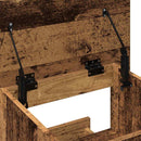 vidaXL Pódium fiókkal polcokkal Öreg fa 55 x 55 x 107 cm Faanyag
