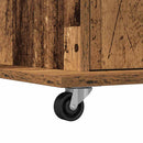 vidaXL Pódium fiókkal polcokkal Öreg fa 55 x 55 x 107 cm Faanyag