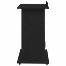 vidaXL Pódium fiókkal polcokkal Fekete tölgy 55 x 55 x 107 cm Faanyag