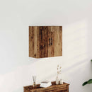 vidaXL Fali Szekrény Öreg fa 60 x 31,5 x 60 cm Faanyag