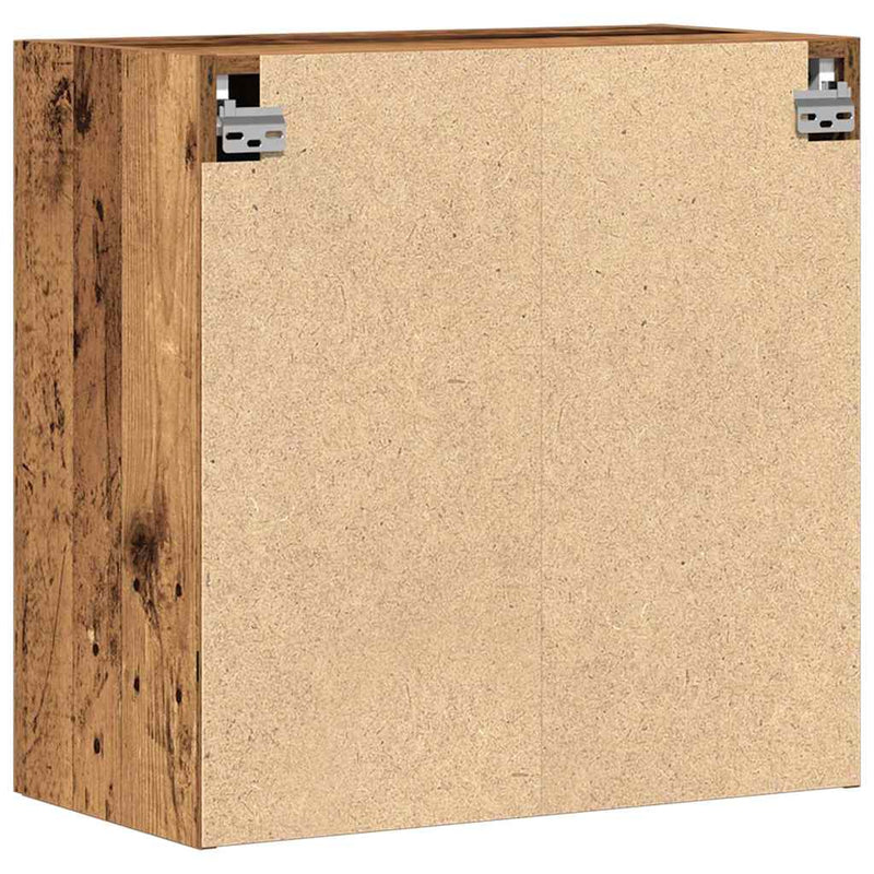vidaXL Fali Szekrény Régi fa 60 x 31 x 60 cm Faanyag