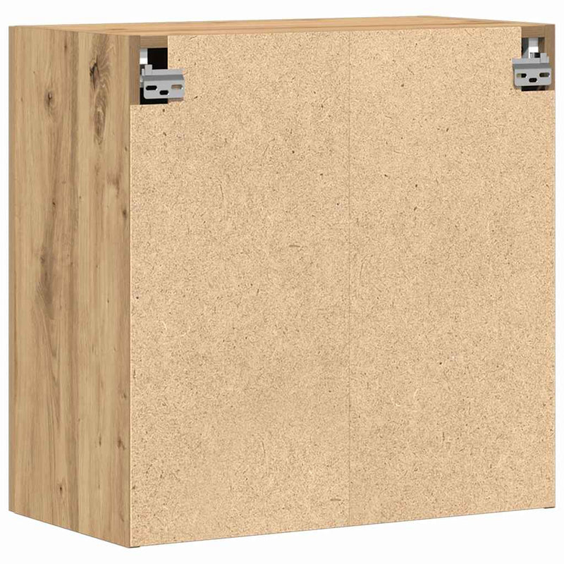 vidaXL Fali Szekrény kézműves tölgy 60 x 31 x 60 cm Faanyag