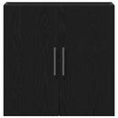 vidaXL Fali Szekrény Fekete tölgy 60 x 31,5 x 60 cm Faanyag