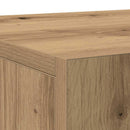 vidaXL Széf Artisan tölgy 90 x 34 x 80 cm Faanyag