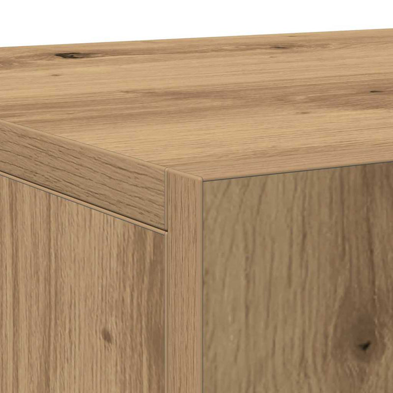 vidaXL Széf kézműves tölgy 90 x 34 x 80 cm Faanyag