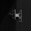 vidaXL Széf Musta tammi 90 x 34 x 80 cm Faanyag