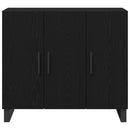 vidaXL Széf Musta tammi 90 x 34 x 80 cm Faanyag
