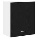 vidaXL Függő szekrény polcokkal Fekete tölgy 50 x 31 x 60 cm Faanyag