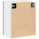 vidaXL Függő szekrény polcokkal Fekete tölgy 50 x 31 x 60 cm Faanyag