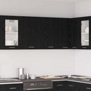 vidaXL Függő szekrény Lyon Fekete tölgy 80 x 31 x 60 cm Szerelt Fa