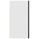 vidaXL Függő szekrény Lyon Fekete tölgy 80 x 31 x 60 cm Szerelt Fa