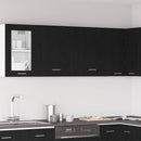vidaXL Függő szekrény Lyon 2 pcs Fekete tölgy 50 x 31 x 60 cm Faanyag