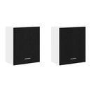 vidaXL Függő szekrények Riga 2 pcs Musta tammi 100 x 31 x 60 cm