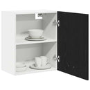 vidaXL Függő szekrény Lyon 2 pcs Fekete tölgy 50 x 31 x 60 cm Faanyag