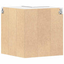 vidaXL Függő sarok szekrény Riga Musta tammi 57 x 57 x 60 cm Faanyag