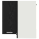 vidaXL Függő sarok szekrény Riga Musta tammi 57 x 57 x 60 cm Faanyag