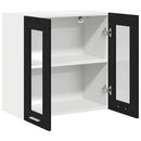 vidaXL Függő szekrény Fekete tölgy 60 x 31 x 60 cm Szerelt Fa