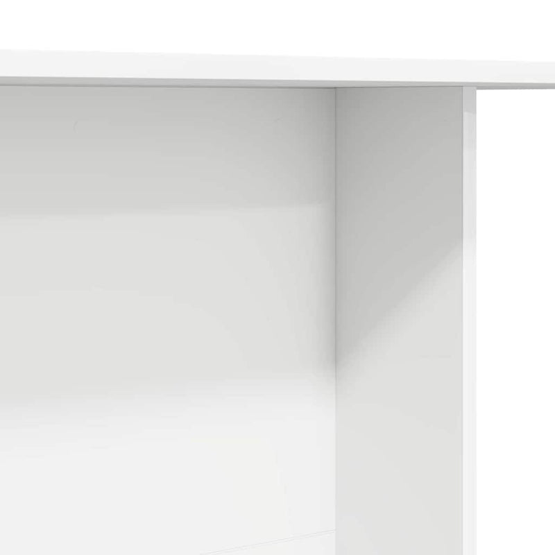 vidaXL Étkezőasztal Fehér 110 x 60 x 75 cm Faanyag