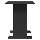 vidaXL Étkezőasztal Fekete 110 x 60 x 75 cm Faanyag