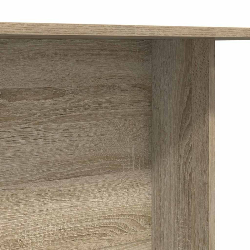 vidaXL Étkezőasztal sonoma tölgy 110 x 60 x 75 cm Faanyag