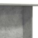vidaXL Étkezőasztal Beton Szürke 110 x 60 x 75 cm Faanyag
