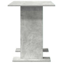 vidaXL Étkezőasztal Beton Szürke 110 x 60 x 75 cm Faanyag