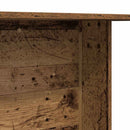 vidaXL Étkezőasztal Öreg fa 110 x 60 x 75 cm Faanyag