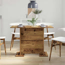 vidaXL Étkezőasztal Régi fa 110 x 60 x 75 cm Faanyag