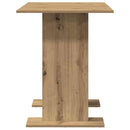 vidaXL Étkezőasztal kézműves tölgy 110 x 60 x 75 cm Faanyag