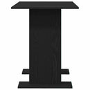 vidaXL Étkezőasztal Musta tammi 110 x 60 x 75 cm Faanyag